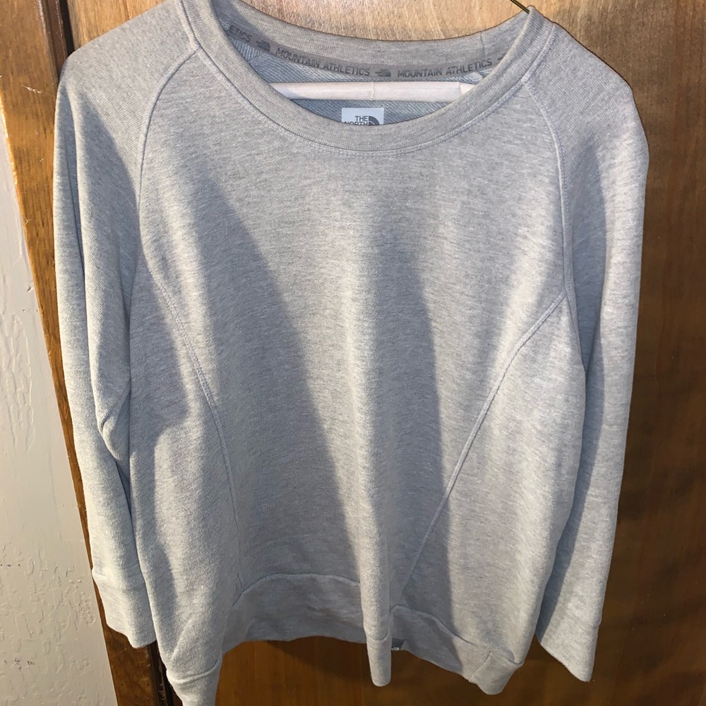 North face crew neck hoodie